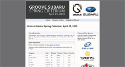 Desktop Screenshot of groovesubarucrit.signup365.com